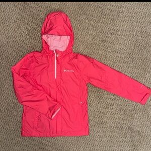 Girls Columbia Vibrant Pink Hooded Jacket